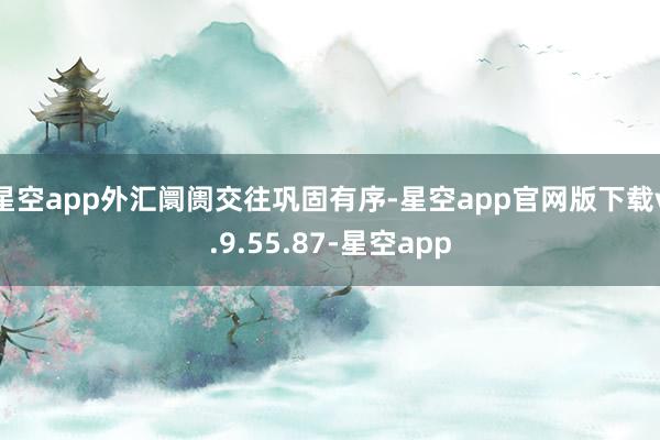 星空app外汇阛阓交往巩固有序-星空app官网版下载v.9.55.87-星空app