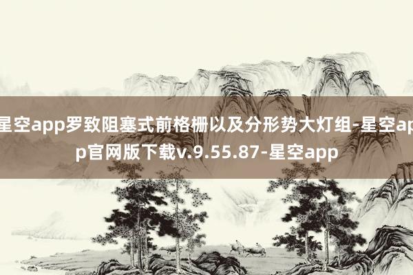 星空app罗致阻塞式前格栅以及分形势大灯组-星空app官网版下载v.9.55.87-星空app